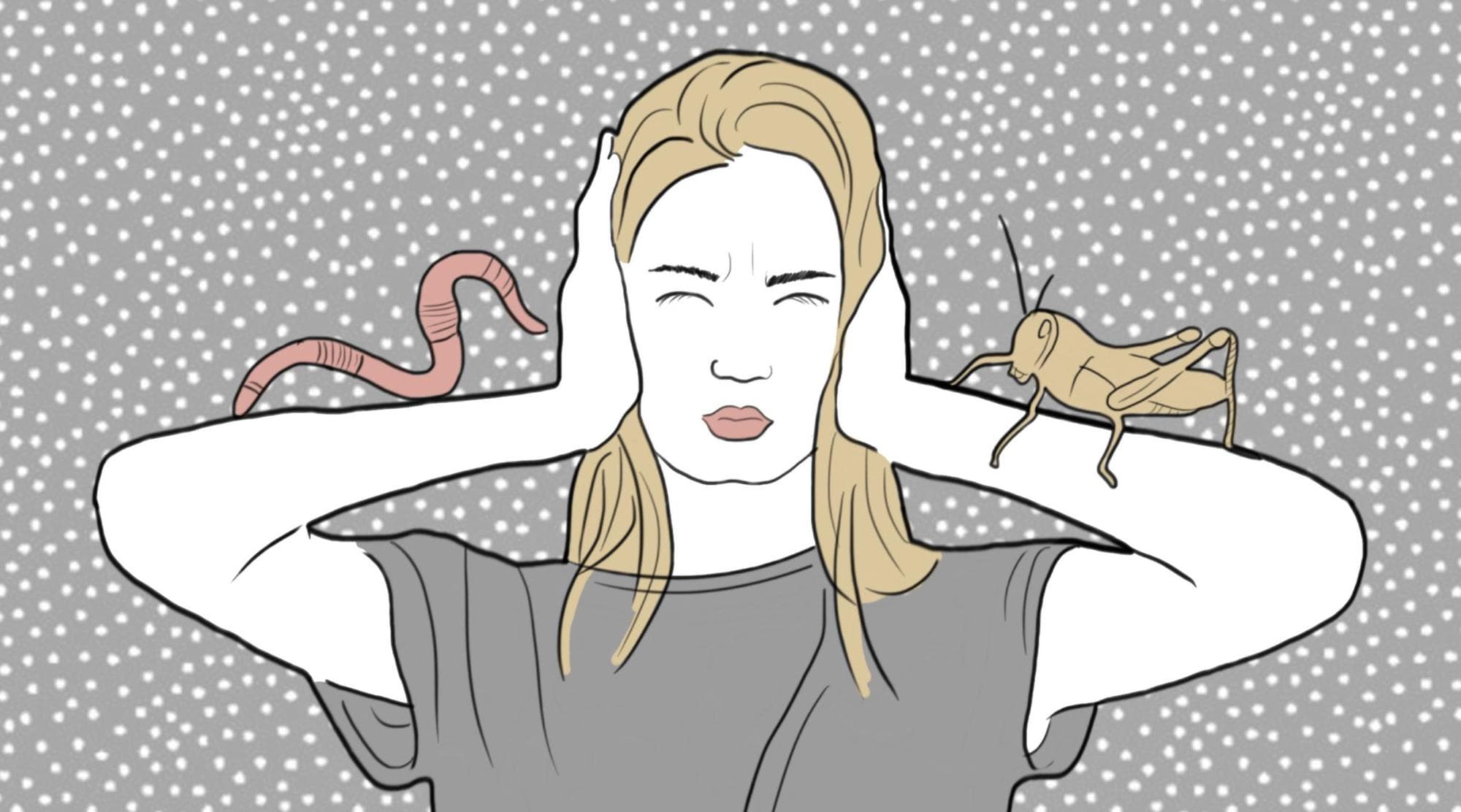 een oorwurm tussen je oren