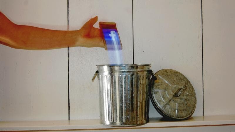 Facebook, ik vertrek