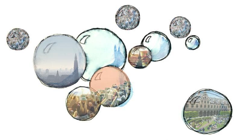 Erasmusstudenten leven in een bubbel