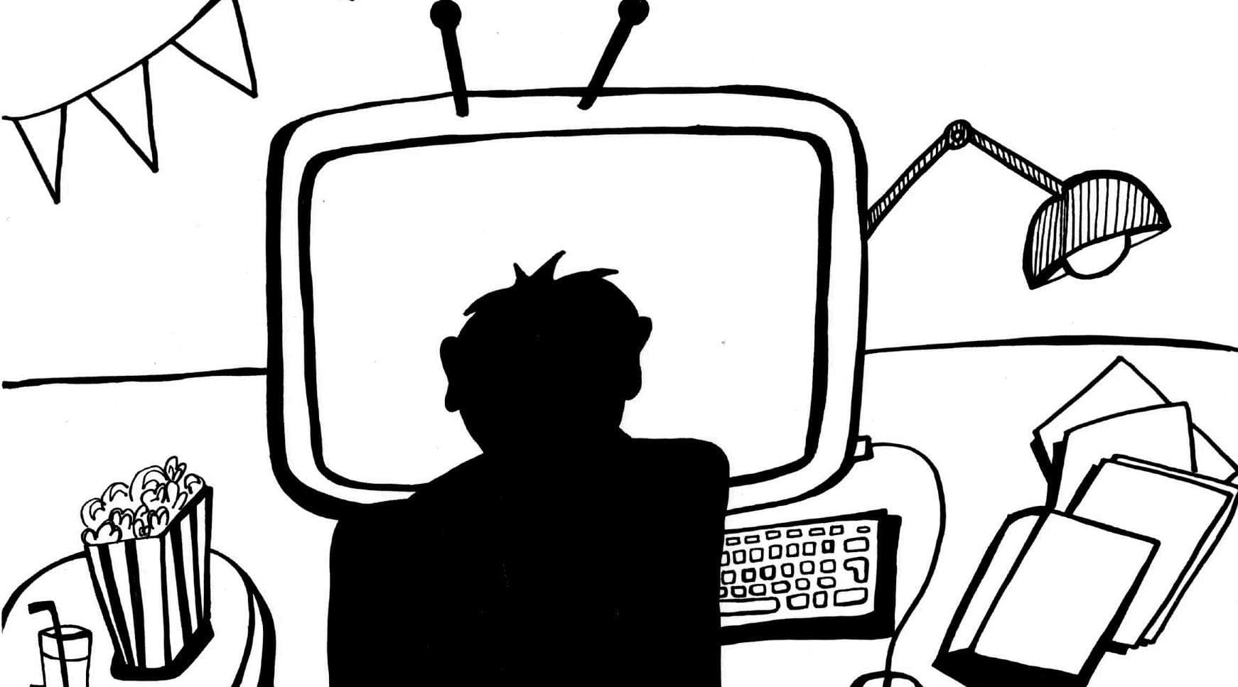 de zomer op het scherm