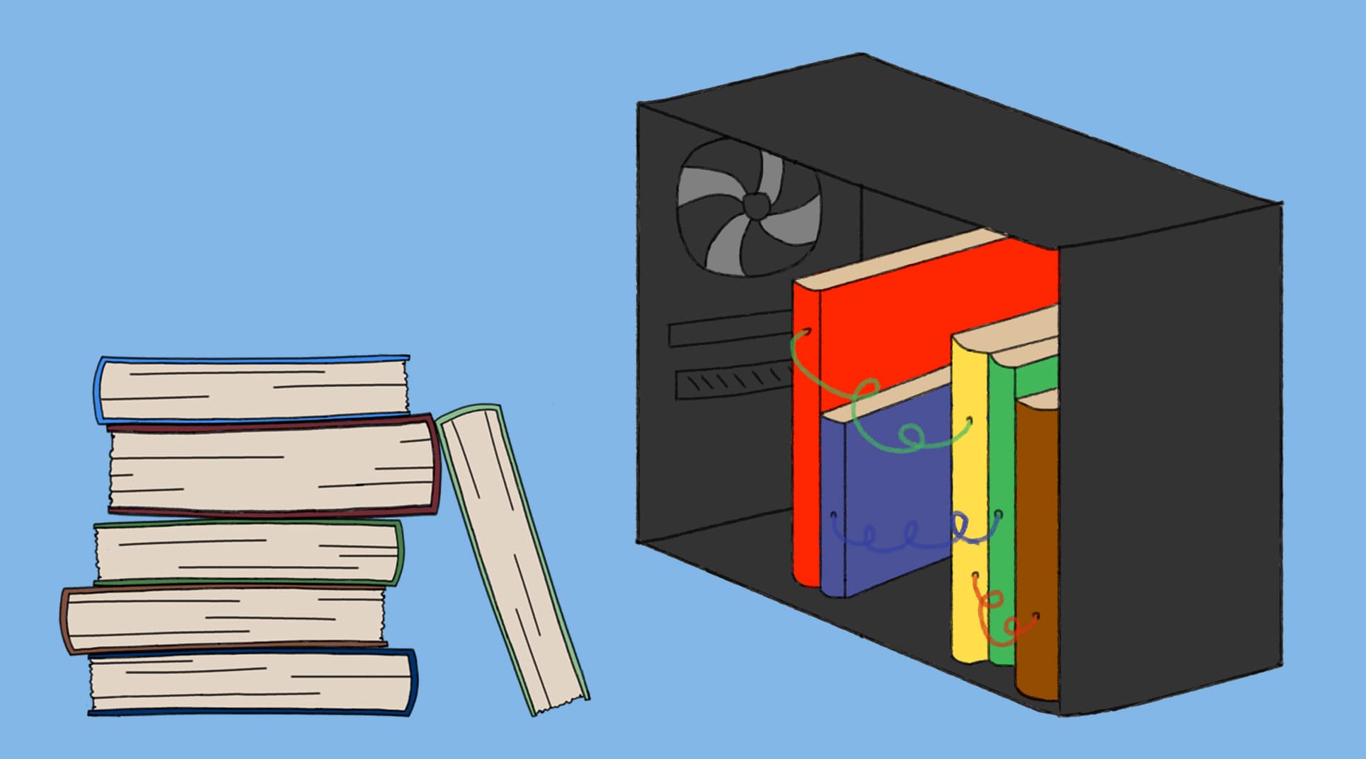 ACHTER DE SCHERMEN IN DE BIB